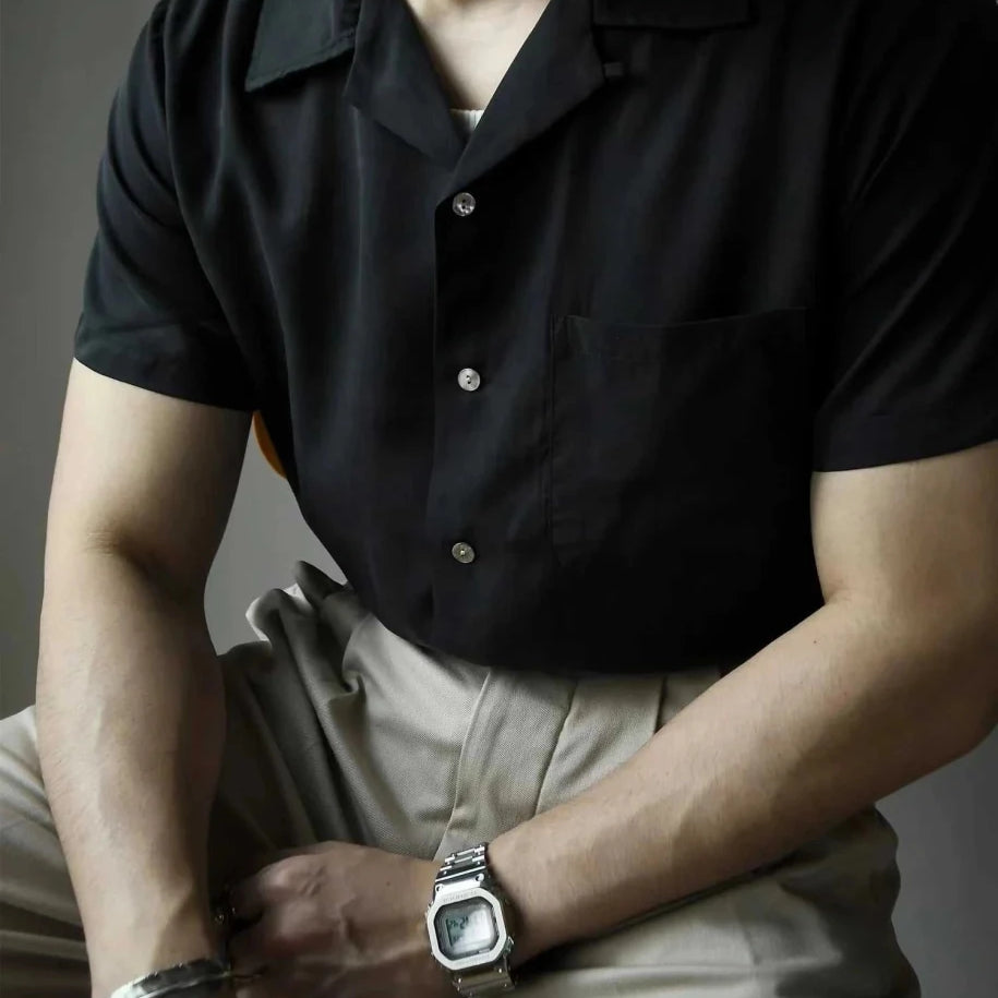 Vintage tencel beach summer shirt - Antonios