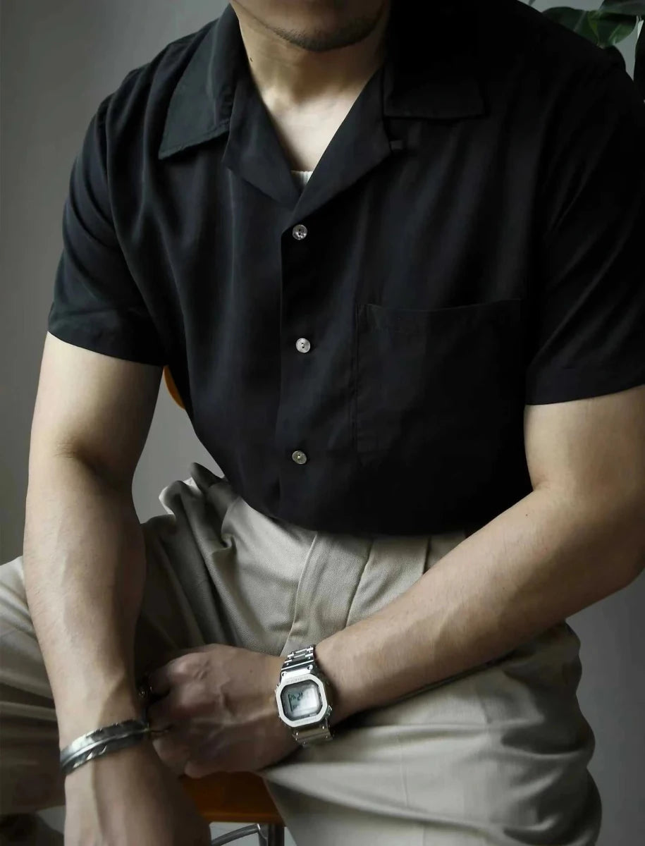 Vintage tencel beach summer shirt - Antonios