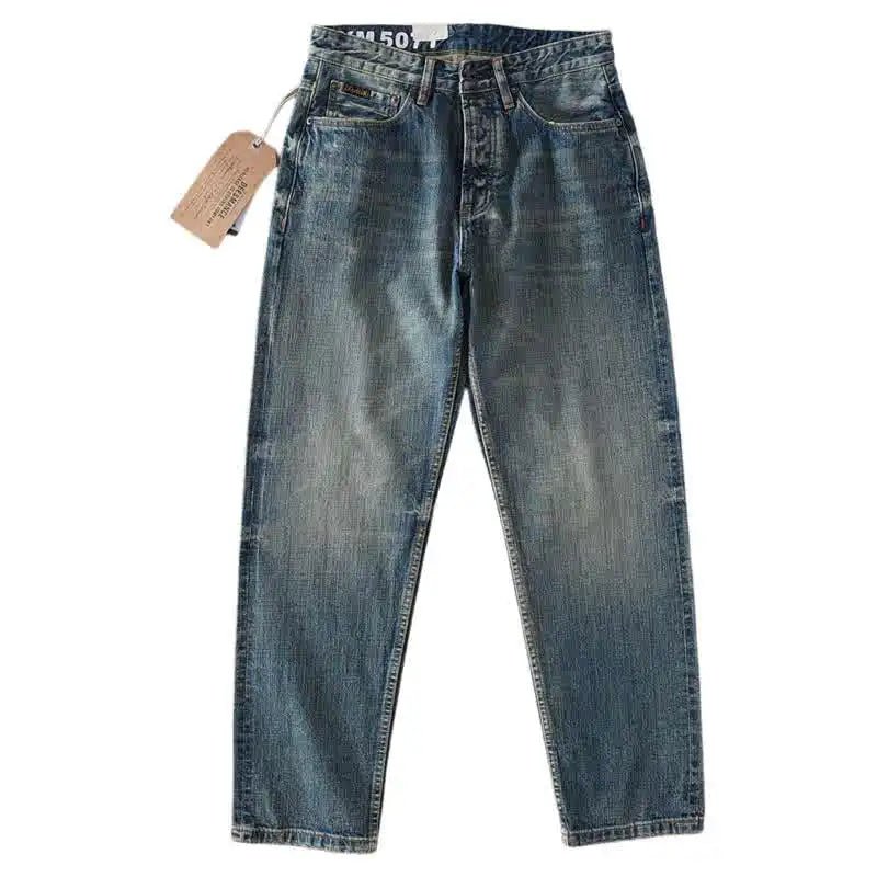 Washed streetwear style denim jeans - Antonios
