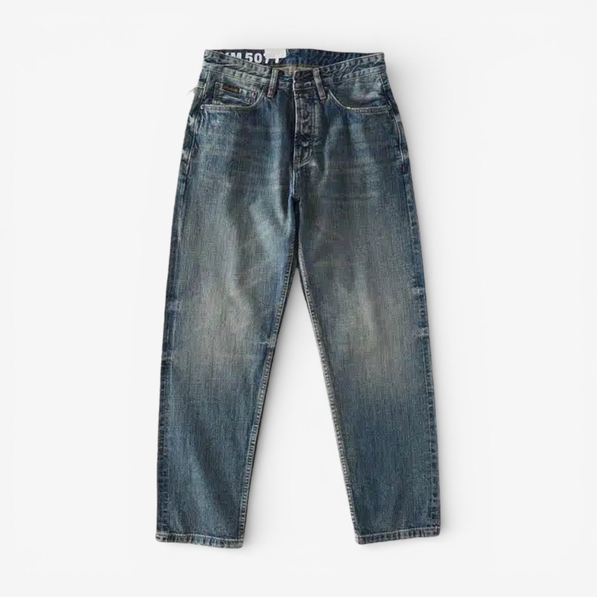 Washed streetwear style denim jeans - Antonios