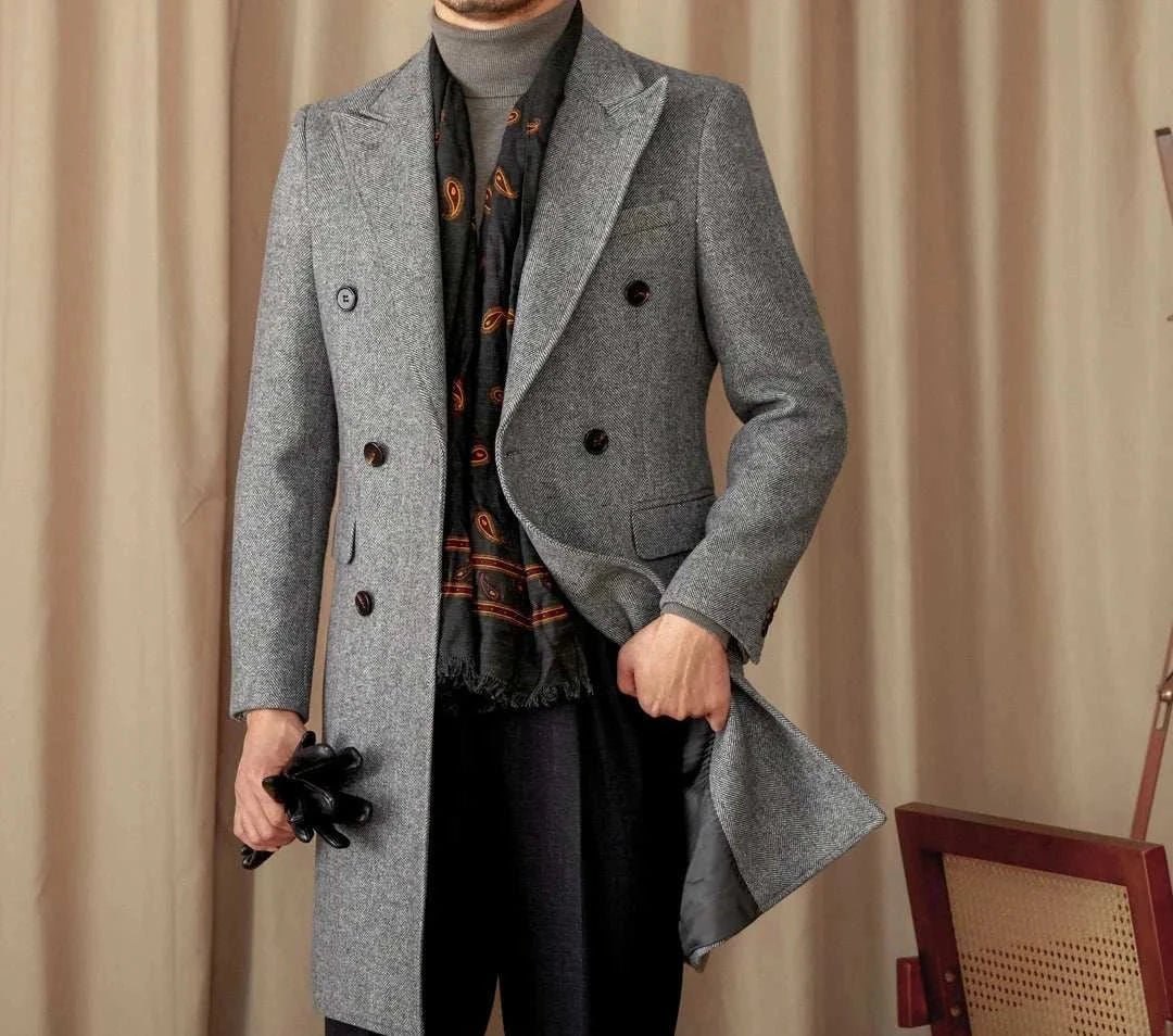 Winter double breated wool coat - Antonios