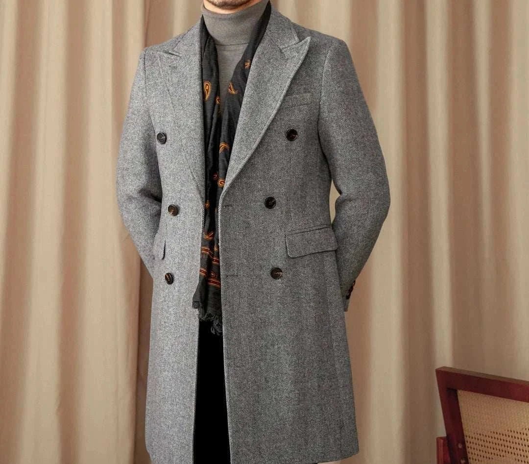 Winter double breated wool coat - Antonios