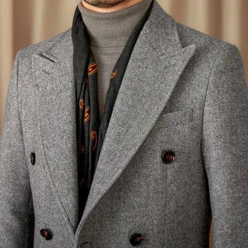 Winter double breated wool coat - Antonios