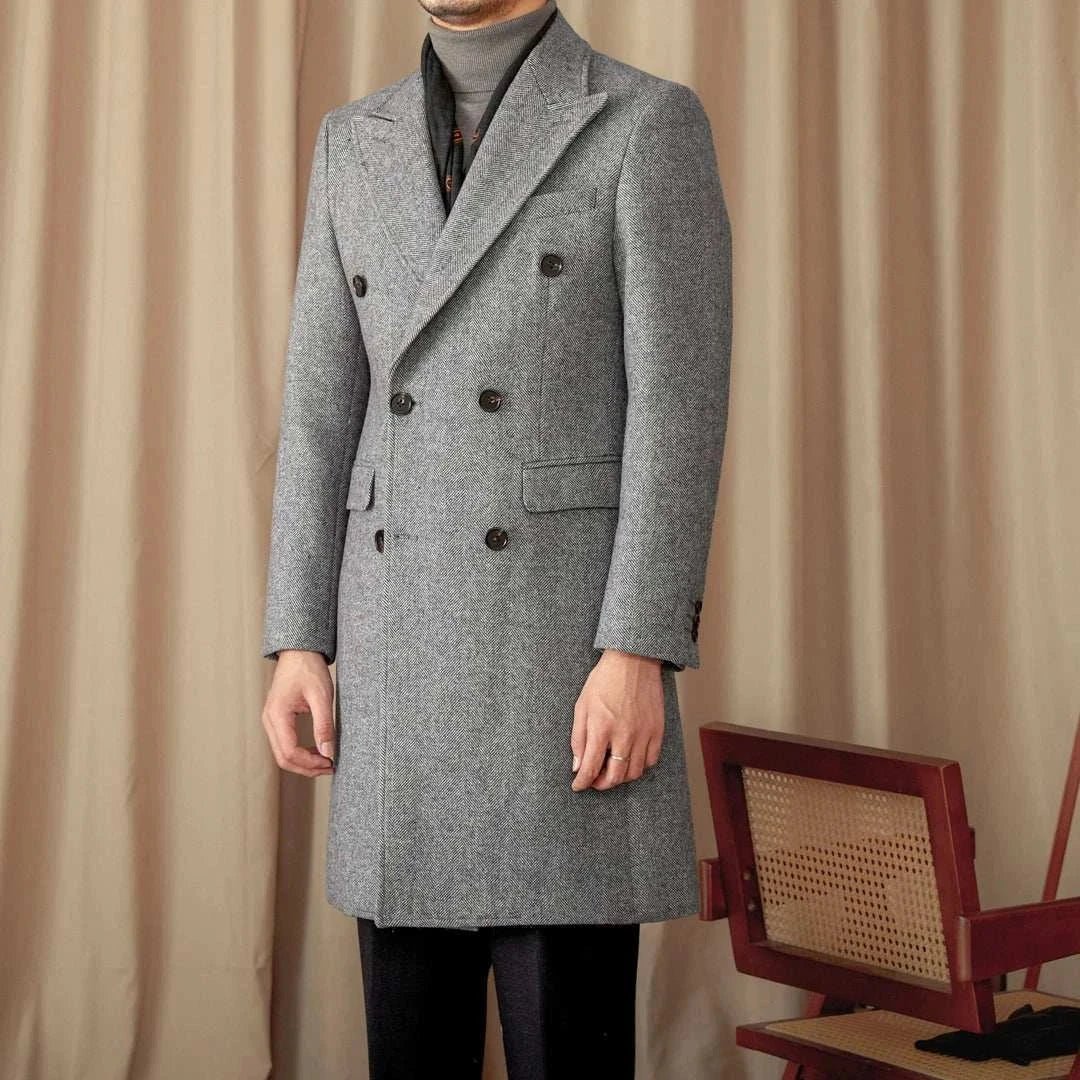 Winter double breated wool coat - Antonios