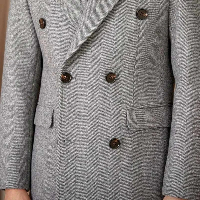 Winter double breated wool coat - Antonios