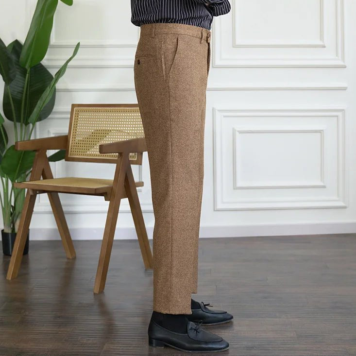 Winter tweed suit trousers - Antonios