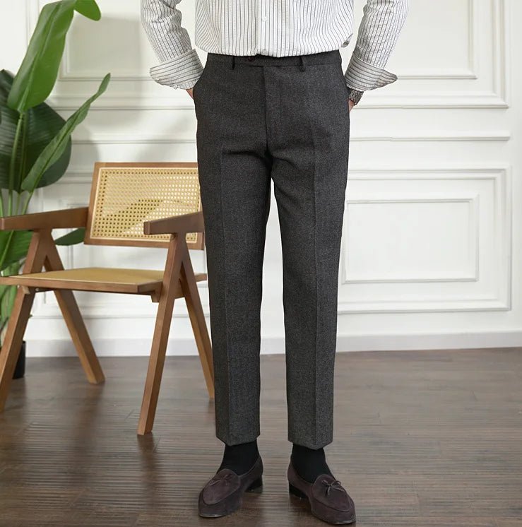 Winter tweed suit trousers - Antonios