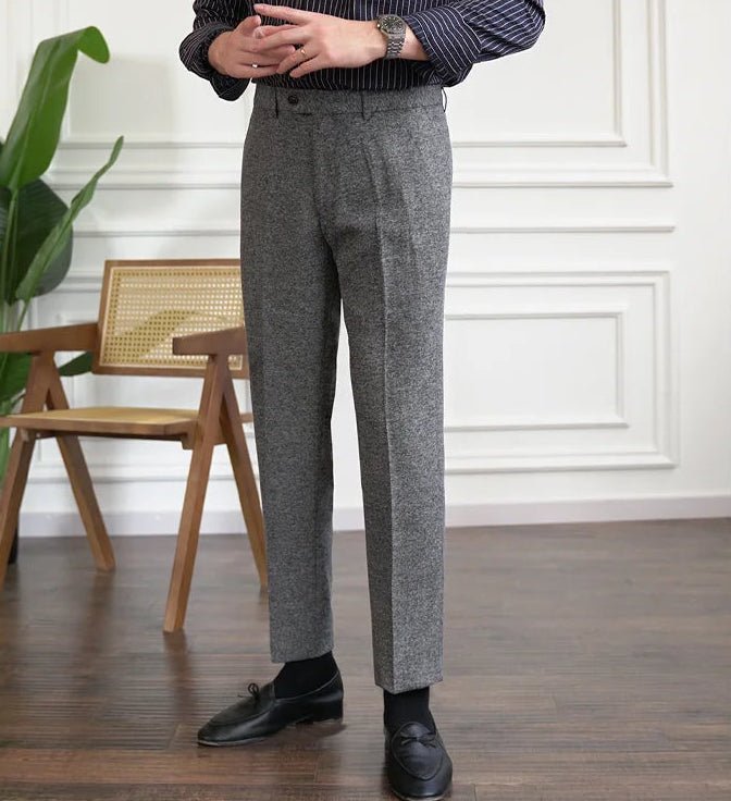 Winter tweed suit trousers - Antonios