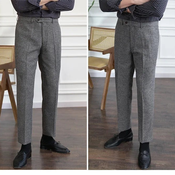 Winter tweed suit trousers - Antonios