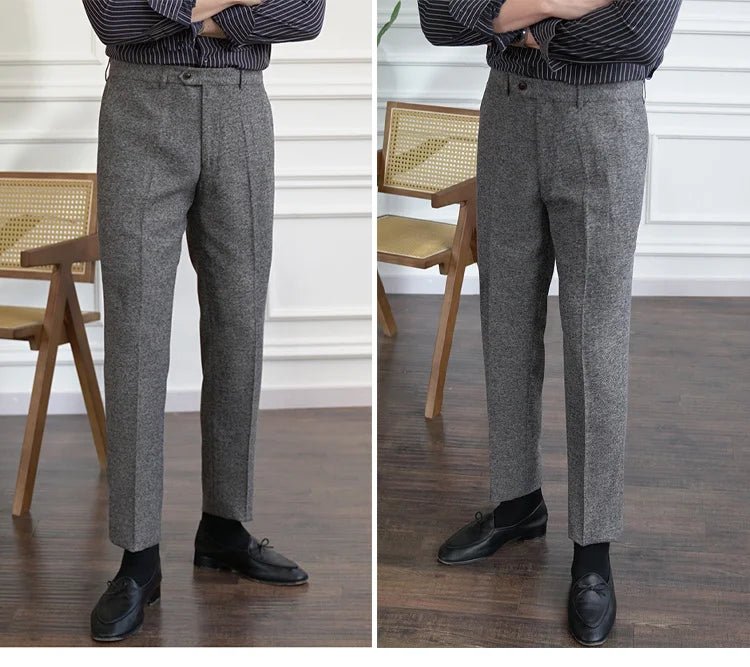 Winter tweed suit trousers - Antonios