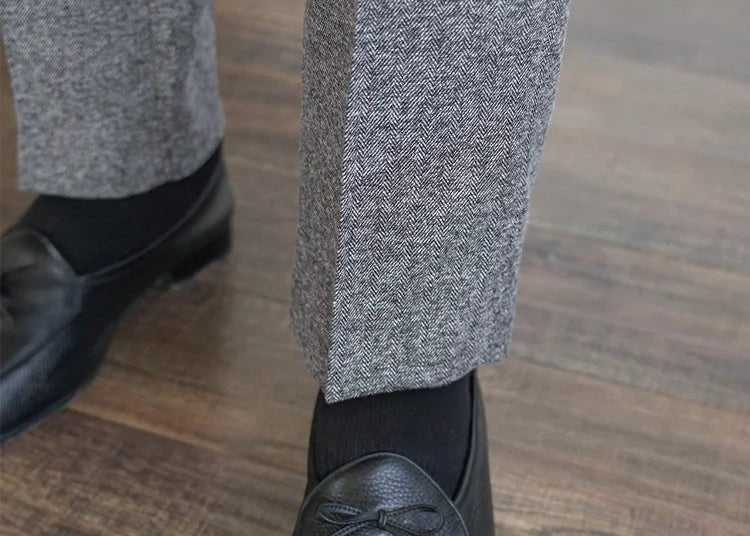 Winter tweed suit trousers - Antonios