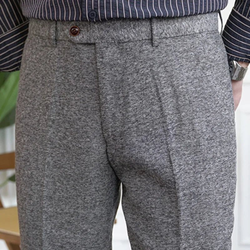 Winter tweed suit trousers - Antonios