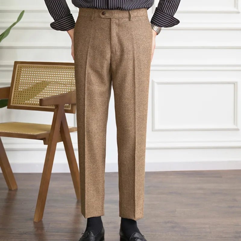Winter tweed suit trousers - Antonios