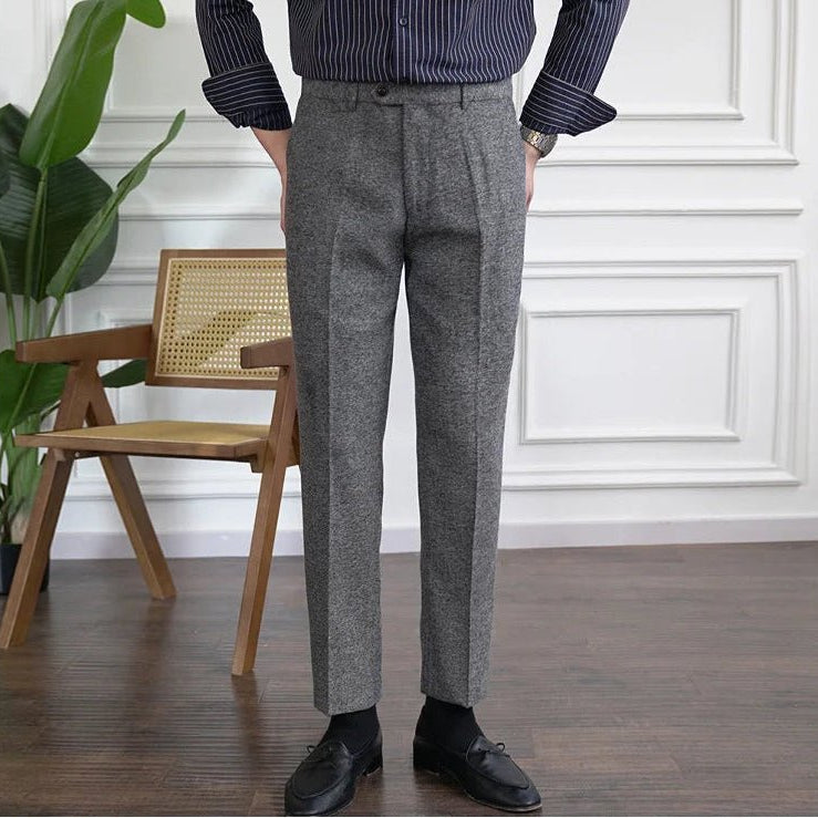 Winter tweed suit trousers - Antonios