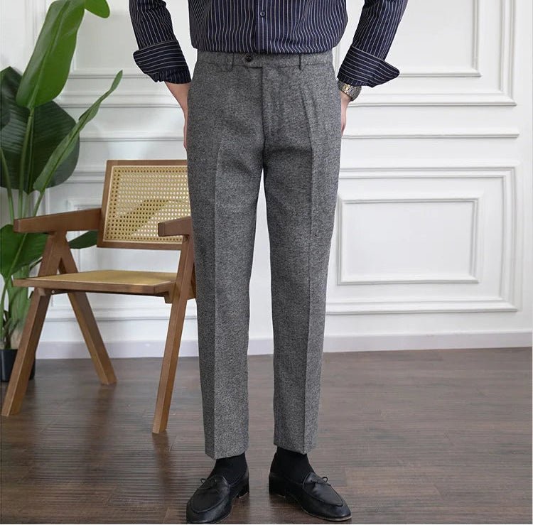 Winter tweed suit trousers - Antonios