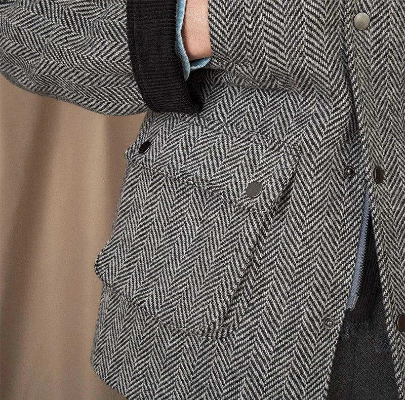 Wool heavy vintage coat - Antonios