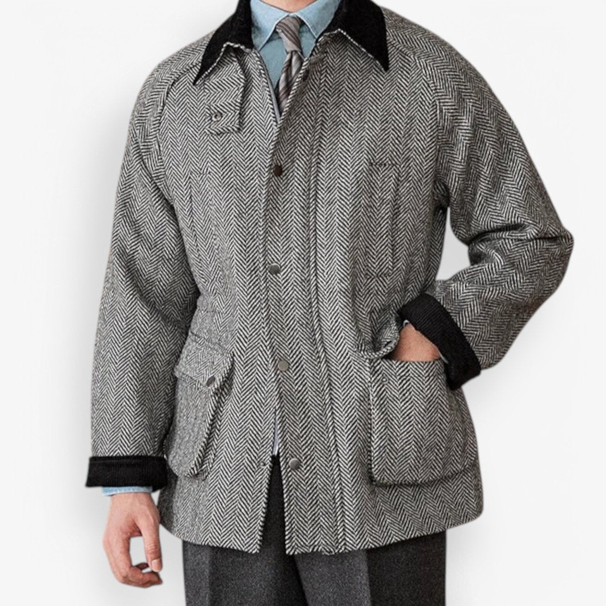 Wool heavy vintage coat - Antonios