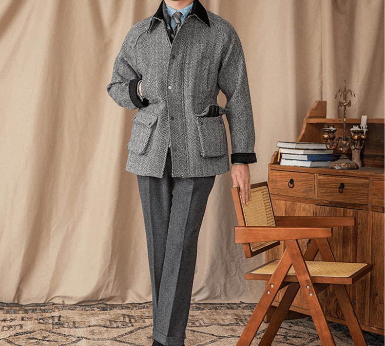 Wool heavy vintage coat - Antonios