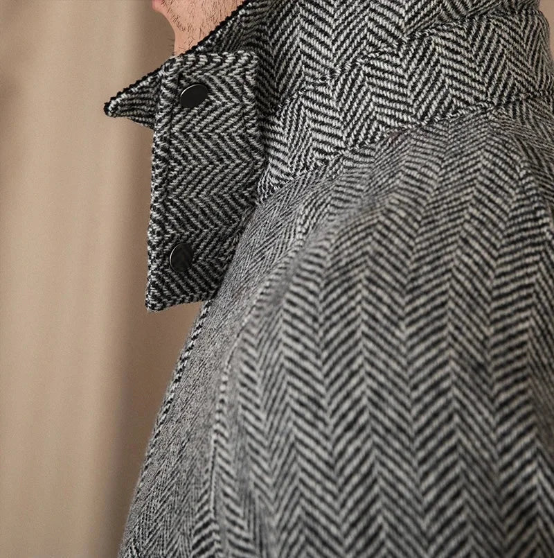 Wool heavy vintage coat - Antonios