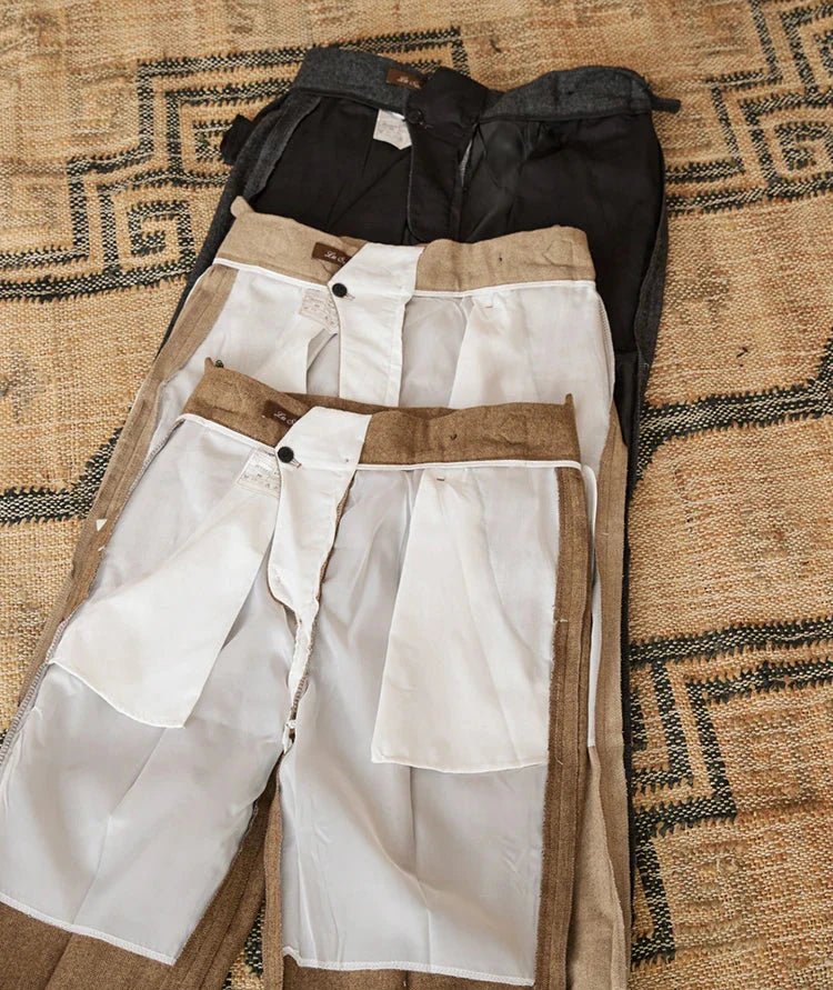 Wool winter italian trousers - Antonios