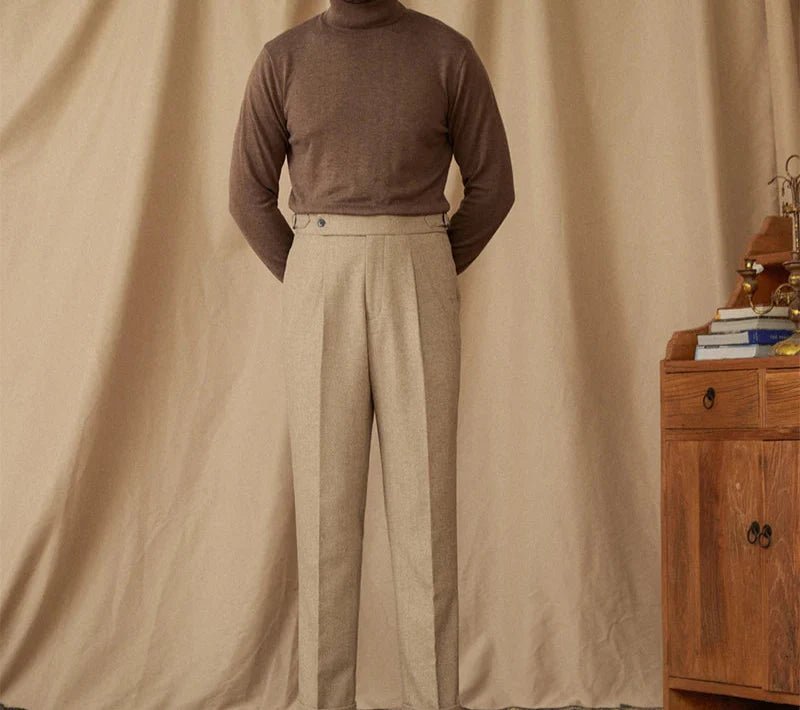 Wool winter italian trousers - Antonios