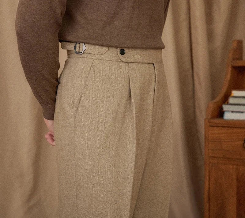 Wool winter italian trousers - Antonios