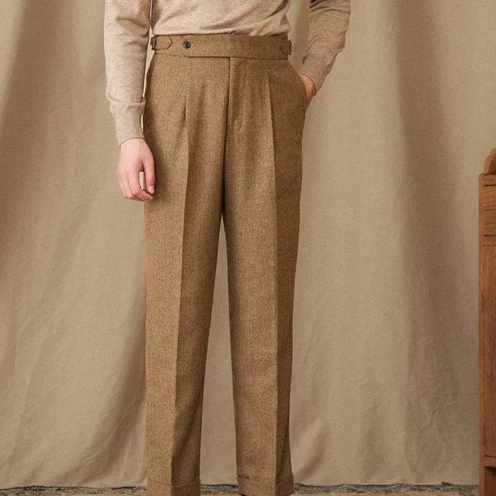 Wool winter italian trousers - Antonios