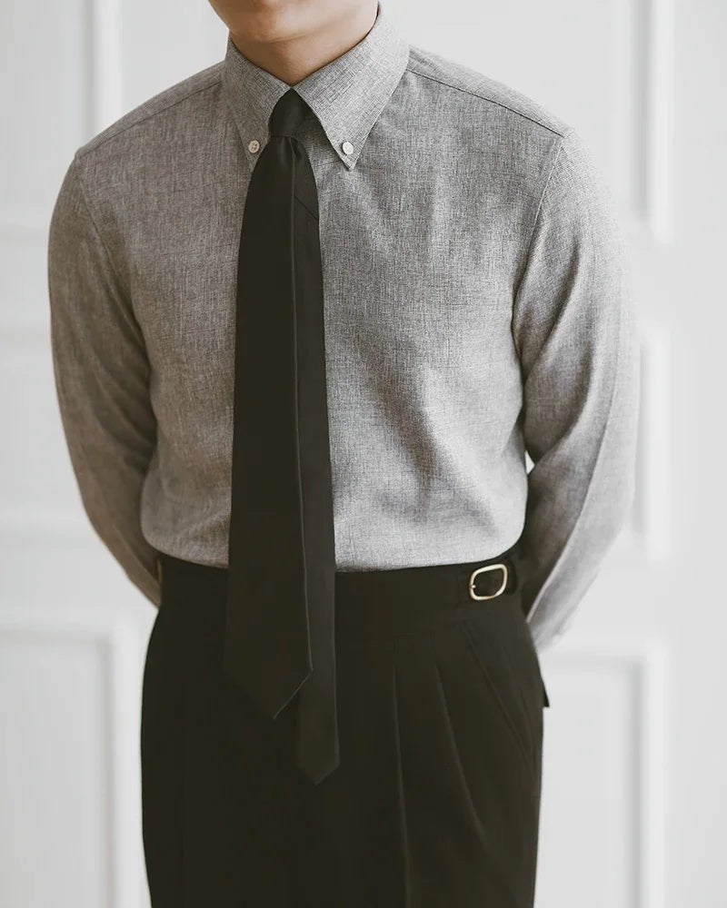 Wrinkle resistant business shirt designer fit - Antonios