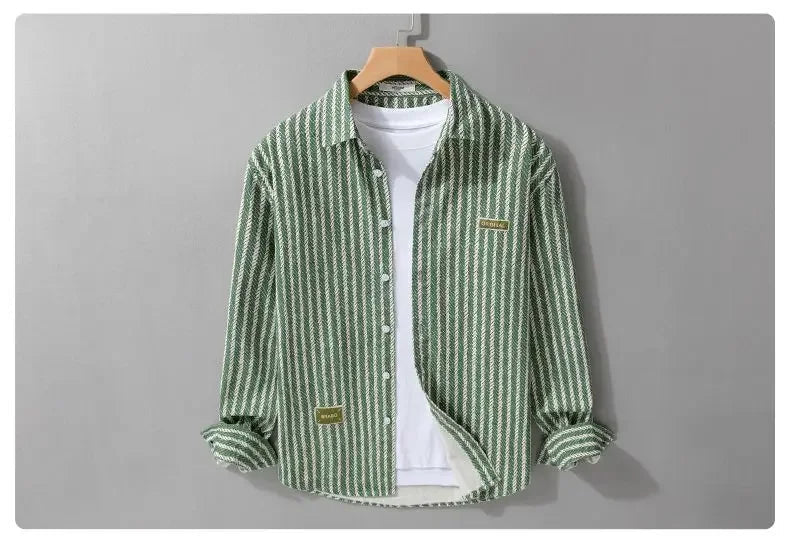 Youth long sleeve shirt with stripes - Antonios