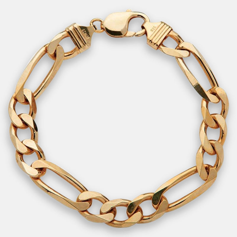 Antonios Milano Bracelet for men with stainless steel and copper design, featuring a polished magnetic clasp.