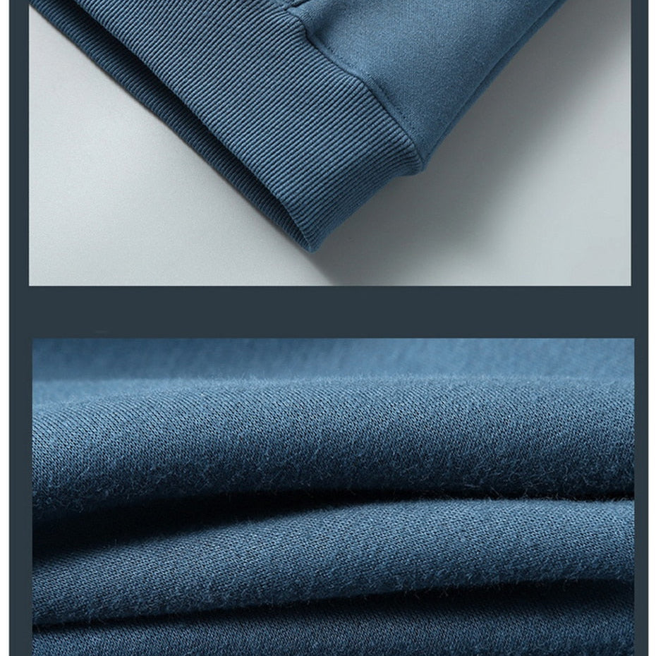 Stylish blue Antonios solid hooded jacket fabric details for men.