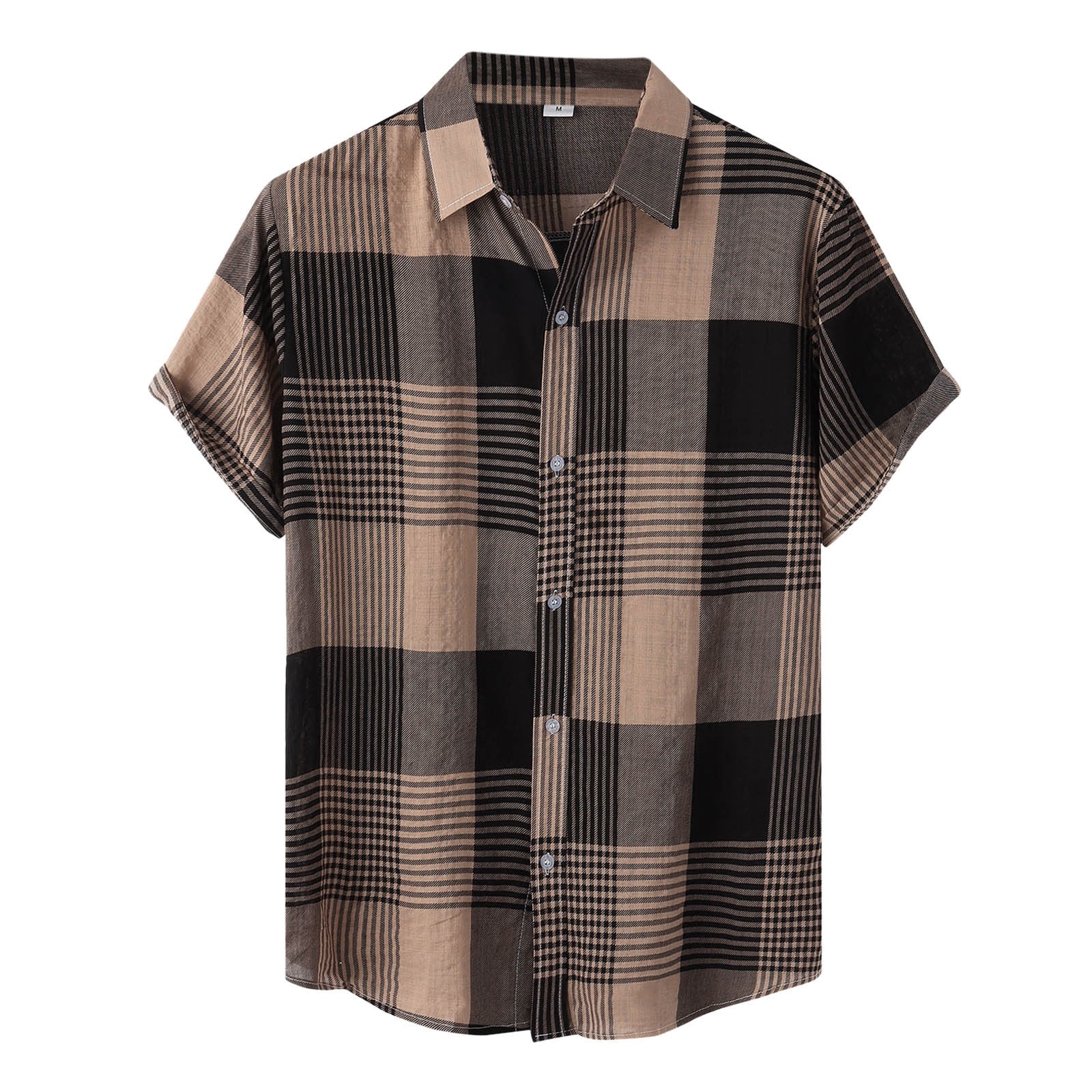 AntoniosClothing Vintage Summer Shirt with unique pattern, smart casual style, and breathable fabric.