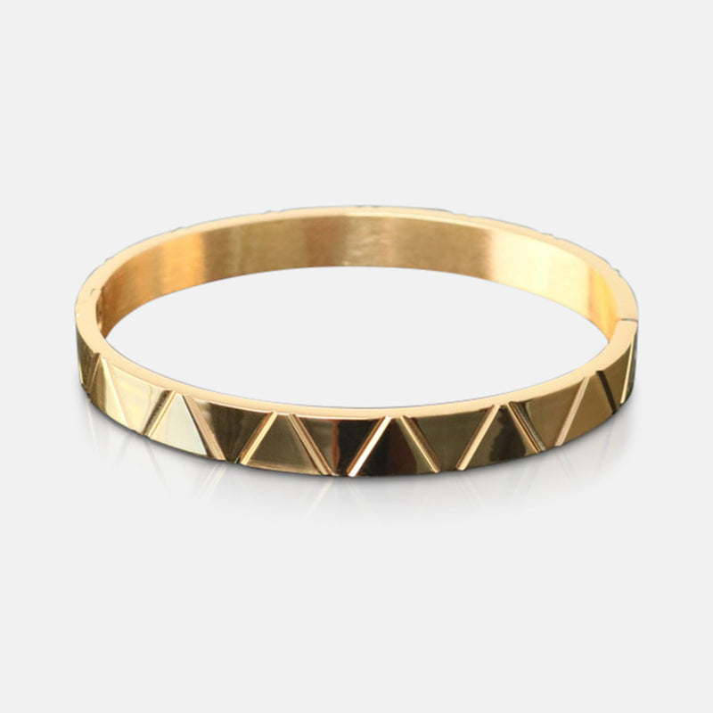 Antonios Triangle Bracelet for men, stainless steel, modern classic design.
