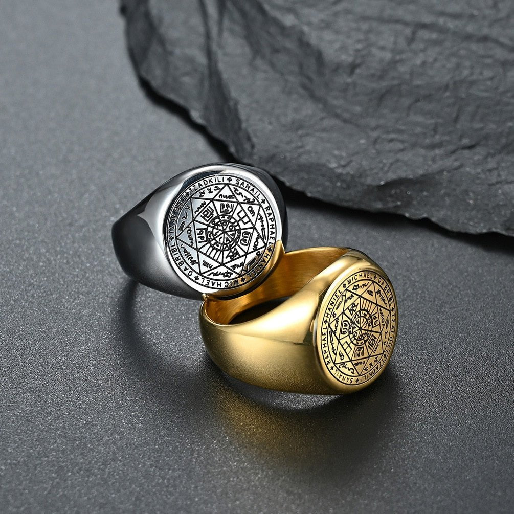 Ancient Stainless Steel Ring - Antonios