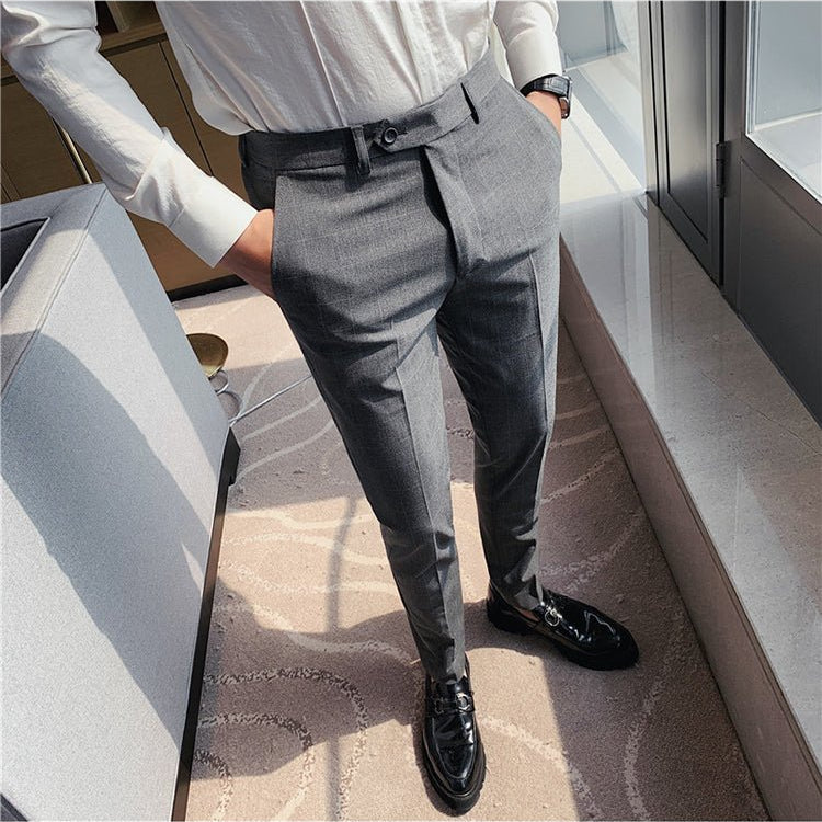 Antonio Gray Casual Trousers - Antonios