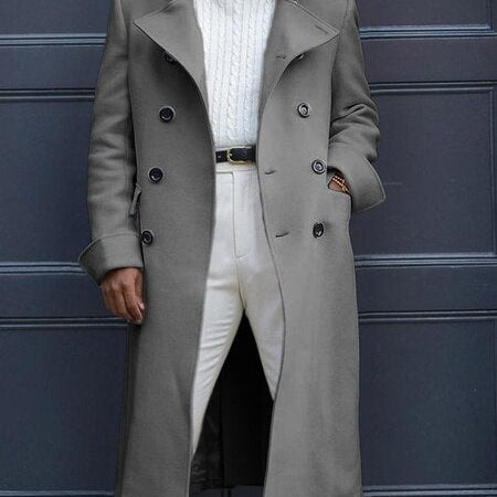 Antonios Autumn Solid Coat Men - Antonios