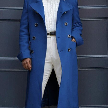 Antonios Autumn Solid Coat Men - Antonios