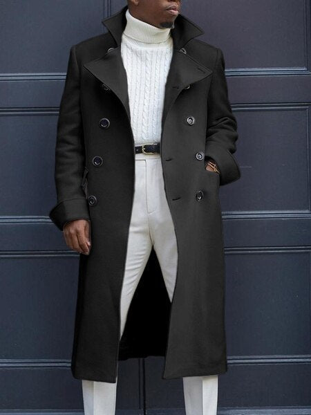 Antonios Autumn Solid Coat Men - Antonios