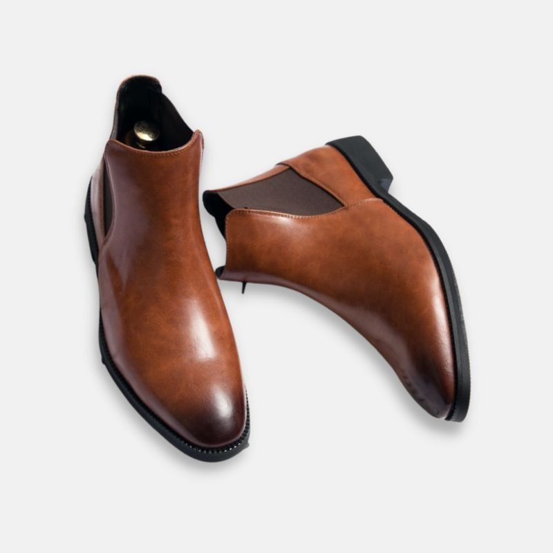 Antonios Business Brown Leather Boots - Antonios