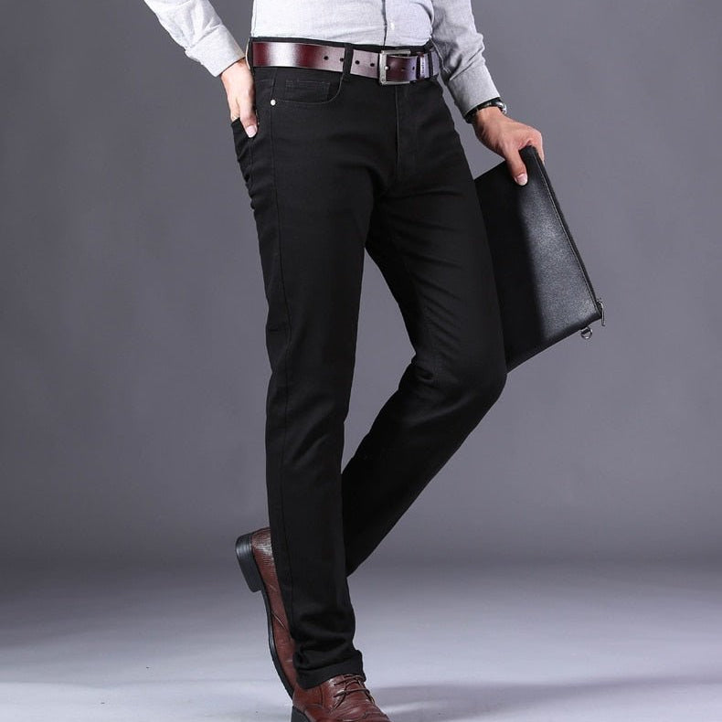 Antonios Business Casual White Jeans - Antonios