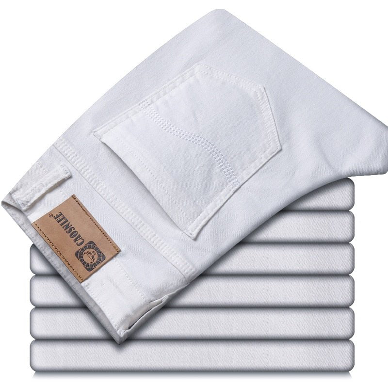 Antonios Business Casual White Jeans - Antonios