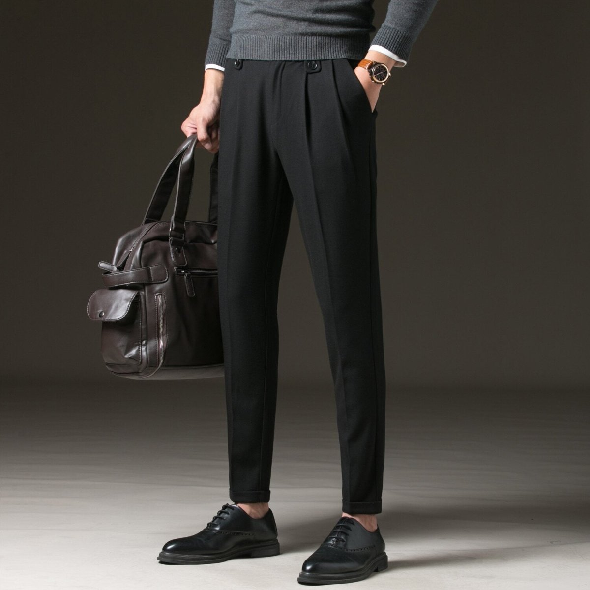 Antonios Casual Carrot - Fit Pants - Antonios