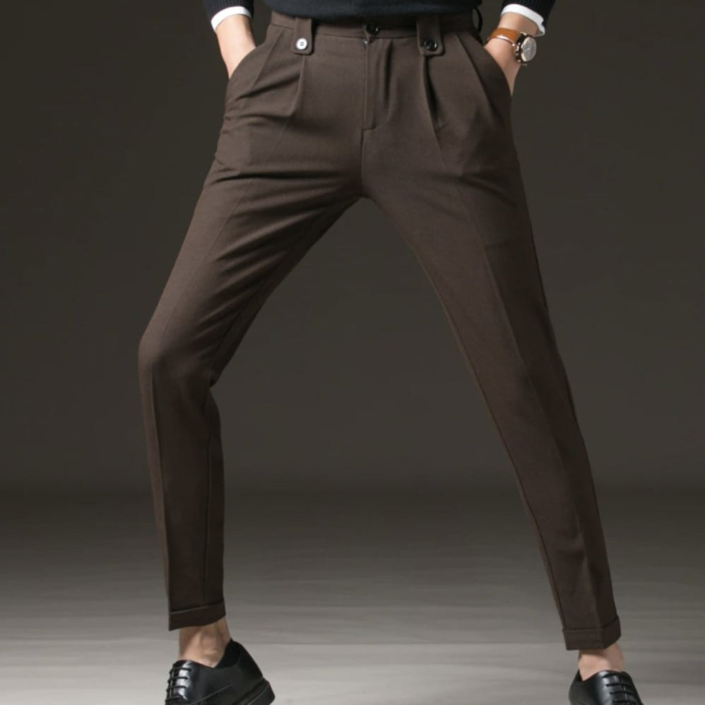 Antonios Casual Carrot-Fit Pants - Antonios