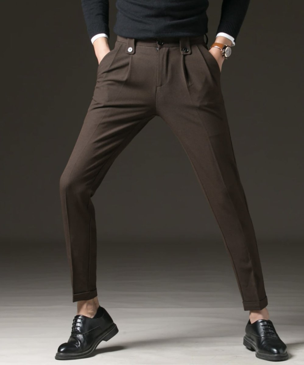 Antonios Casual Carrot-Fit Pants - Antonios