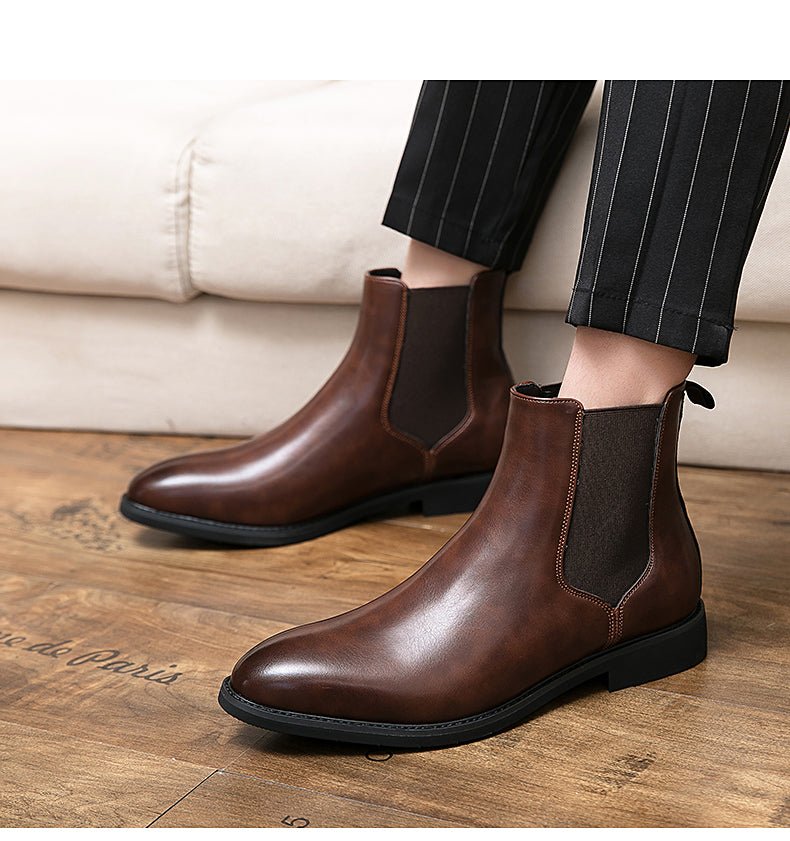 Antonios Casual Leather Boots Men - Antonios