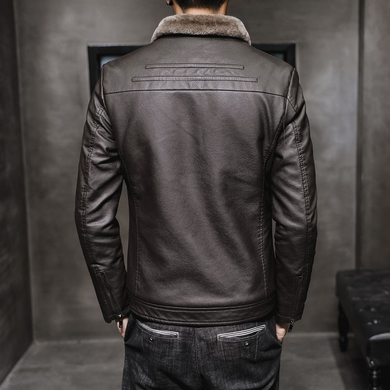 Antonios Combat Leather Jacket - Antonios