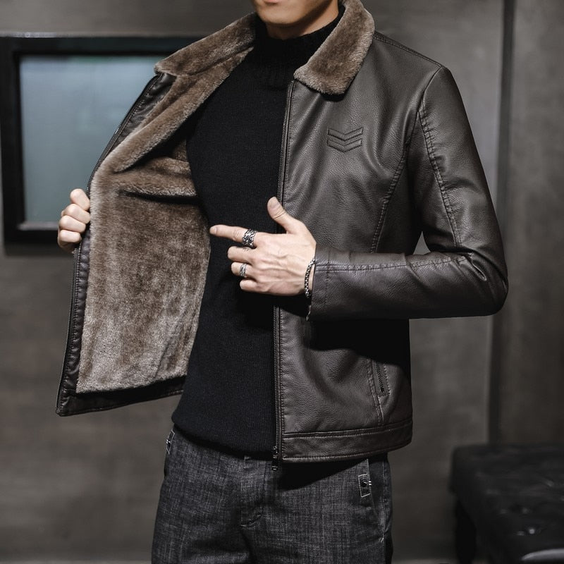 Antonios Combat Leather Jacket - Antonios