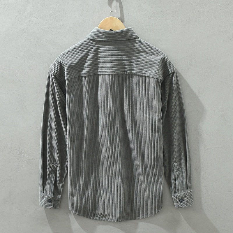 Antonios Corduroy Cotton Shirt Men - Antonios