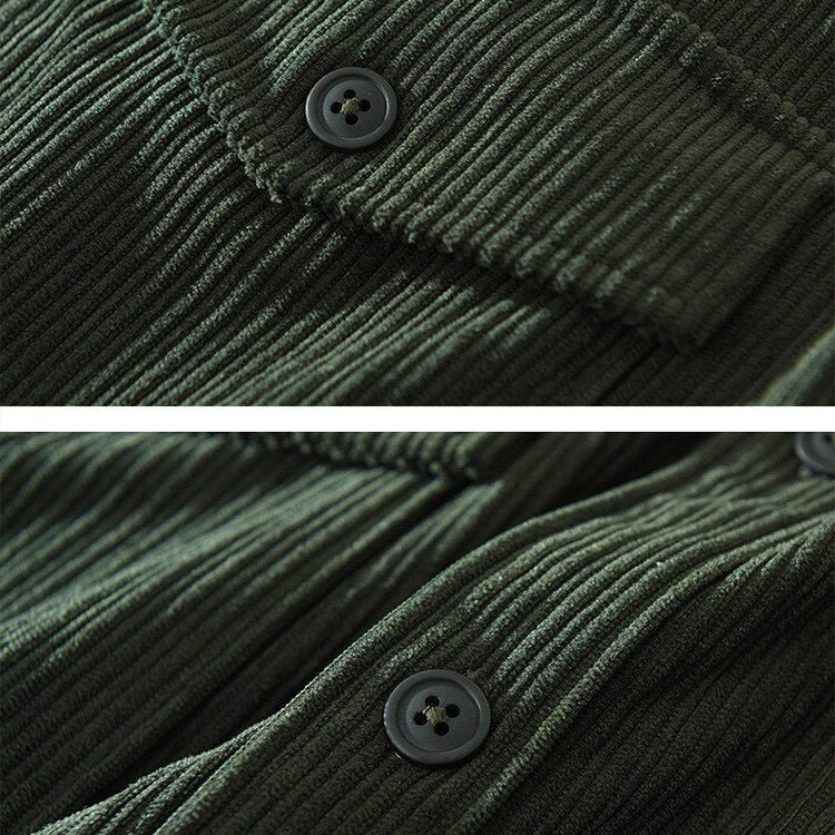 Antonios Corduroy Cotton Shirt Men - Antonios