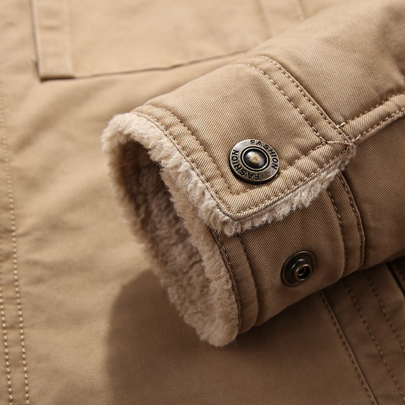 Antonios Cotton Fleece Winter Jacket - Antonios